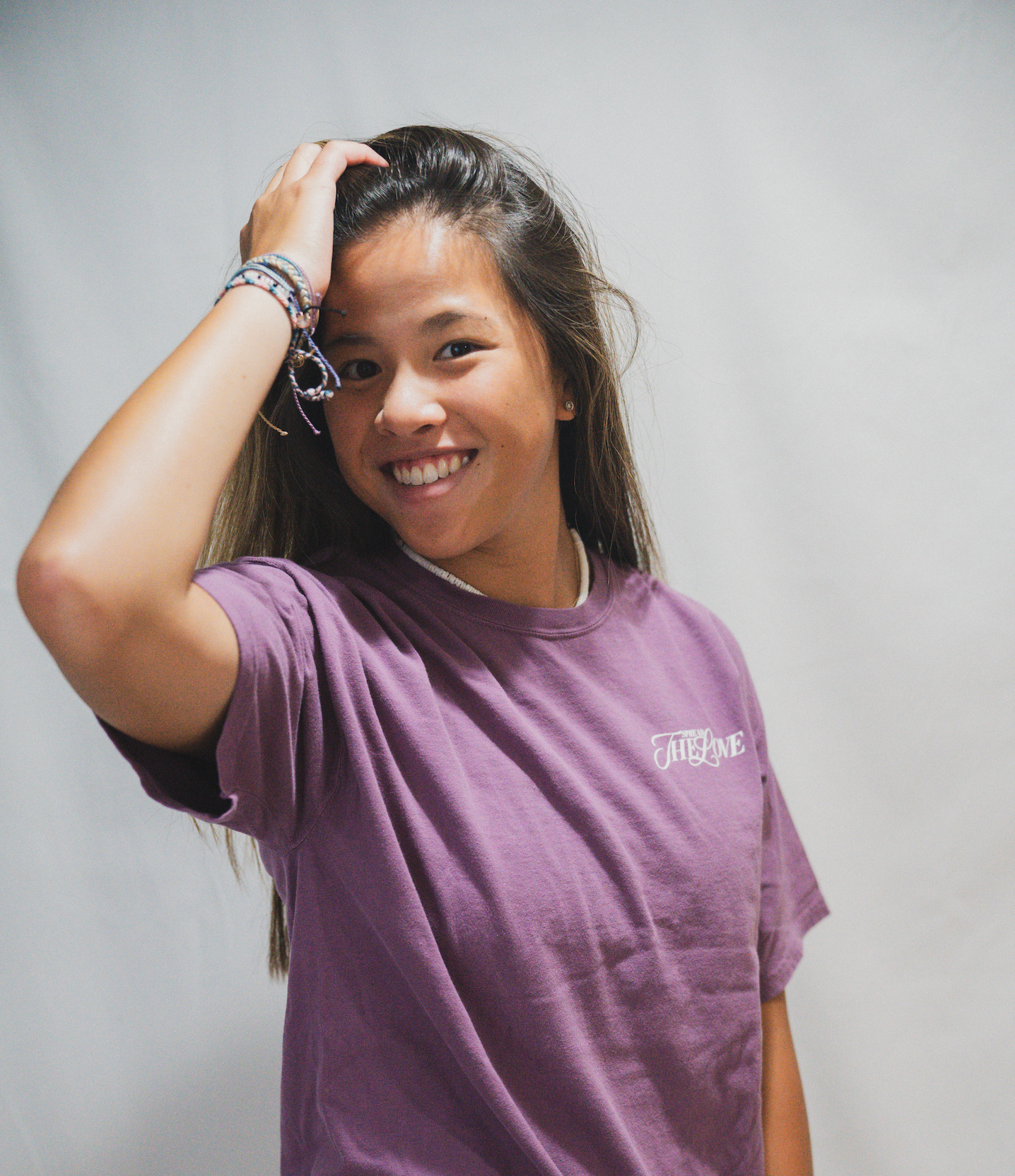 Spread the Love DareToWander Plum Tee