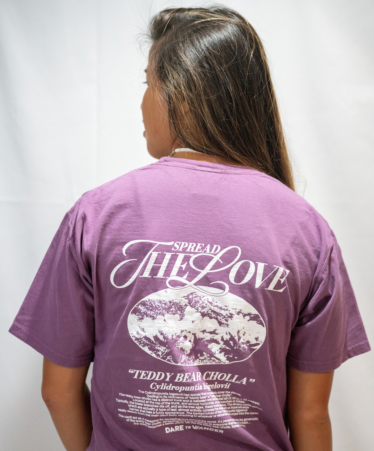 Spread the Love DareToWander Plum Tee